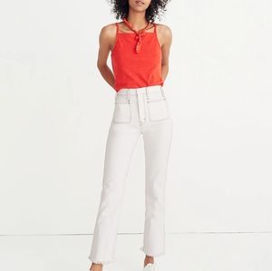 Rigid Demi Boot Crop Jeans: Red White and Blue Edition s 23